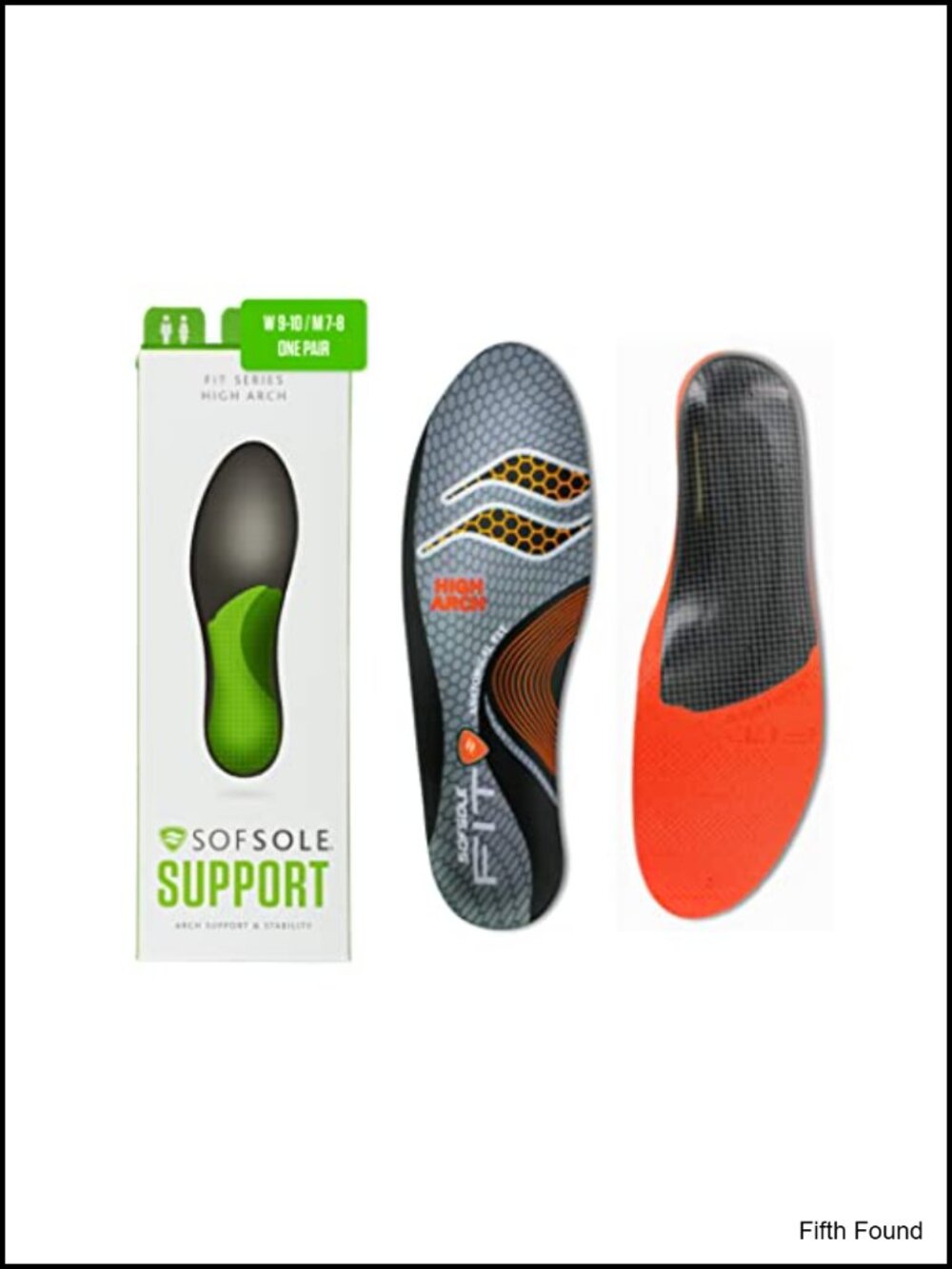 High Arch Support Orthotic Insoles Unisex Full-Length Foam Shoe Insert